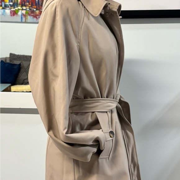 ❤️London Fog Classic Ladies Trench Coat-Size:  L - Picture 4 of 6